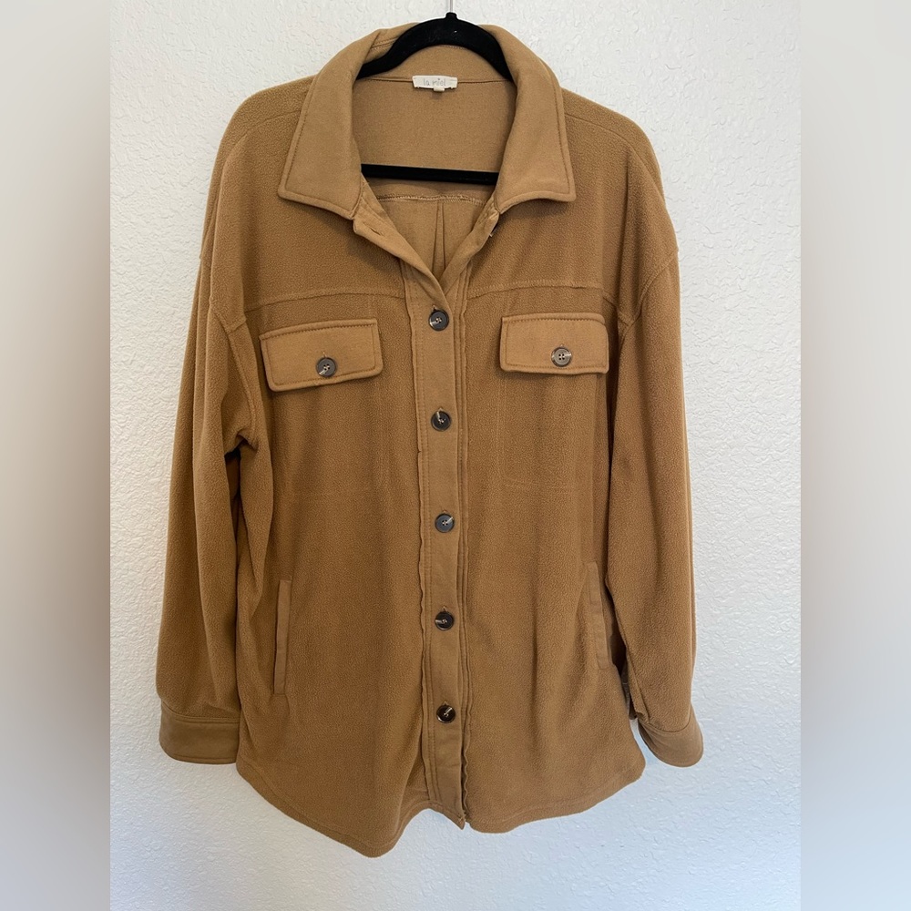 NWOT Soft Fleece Shacket